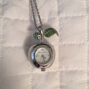 Marc Jacobs Apple Clock Necklace
